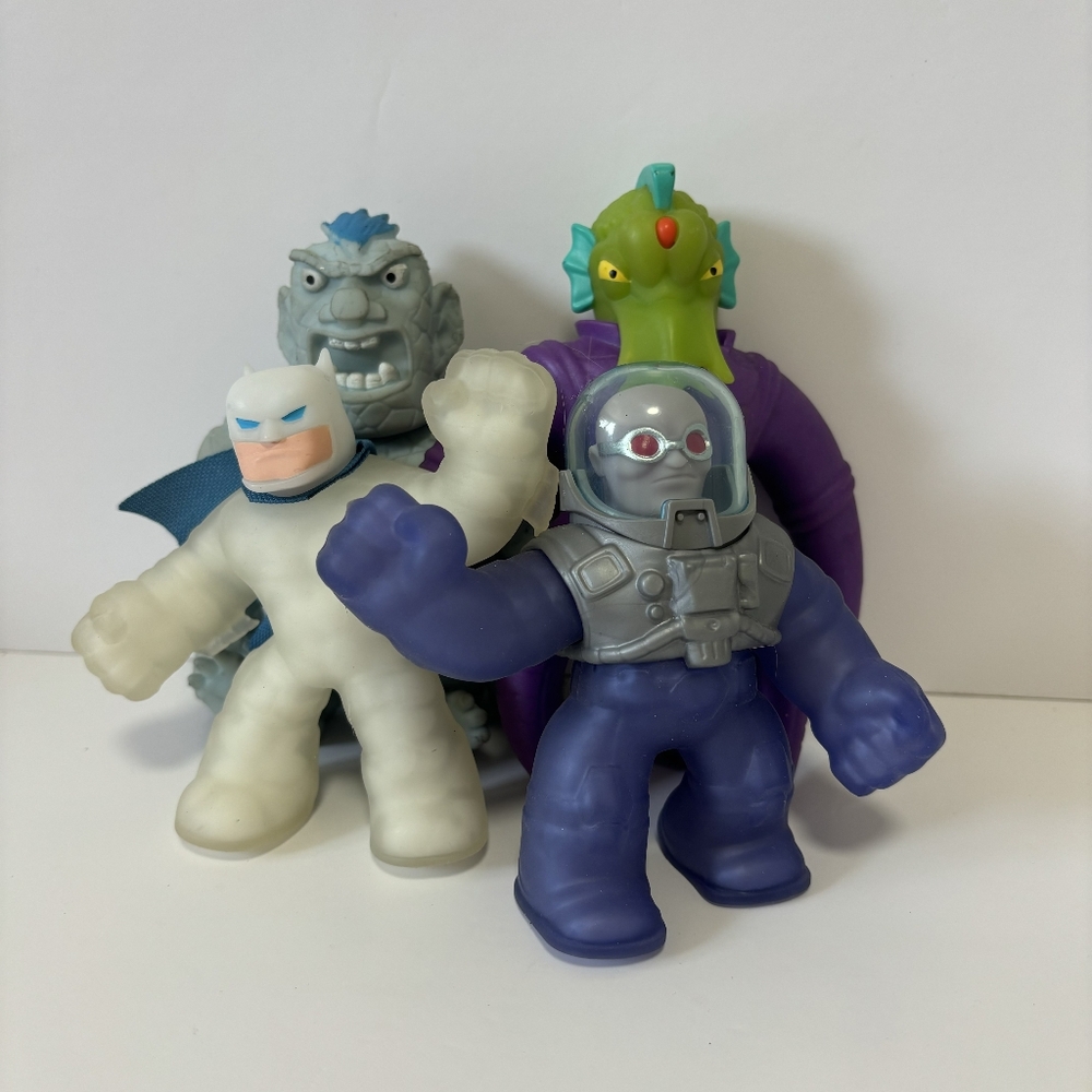 Goo Jit Zu Galaxy Attack 4 x Figures Moose